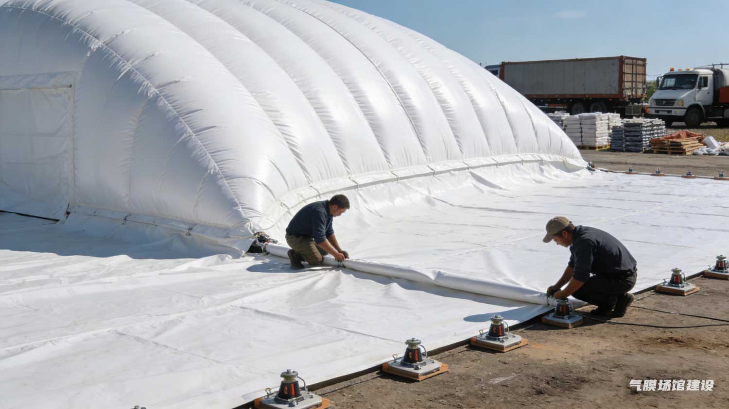 充气膜场馆快速建造 充气膜结构场馆 缩短工期关键技术