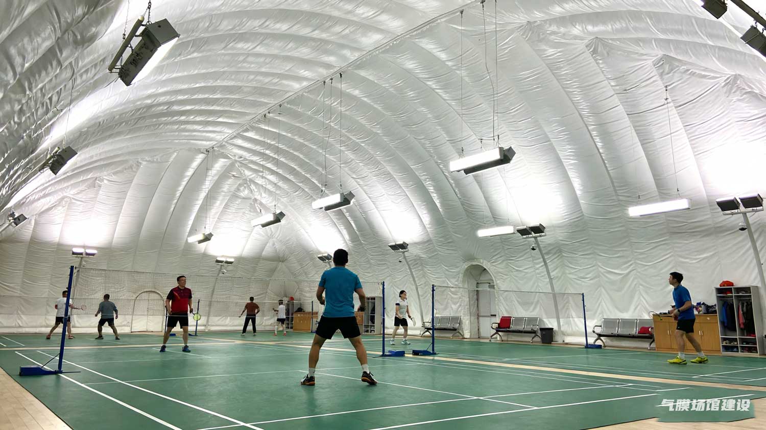 充气膜运动馆厂家 多样化设计