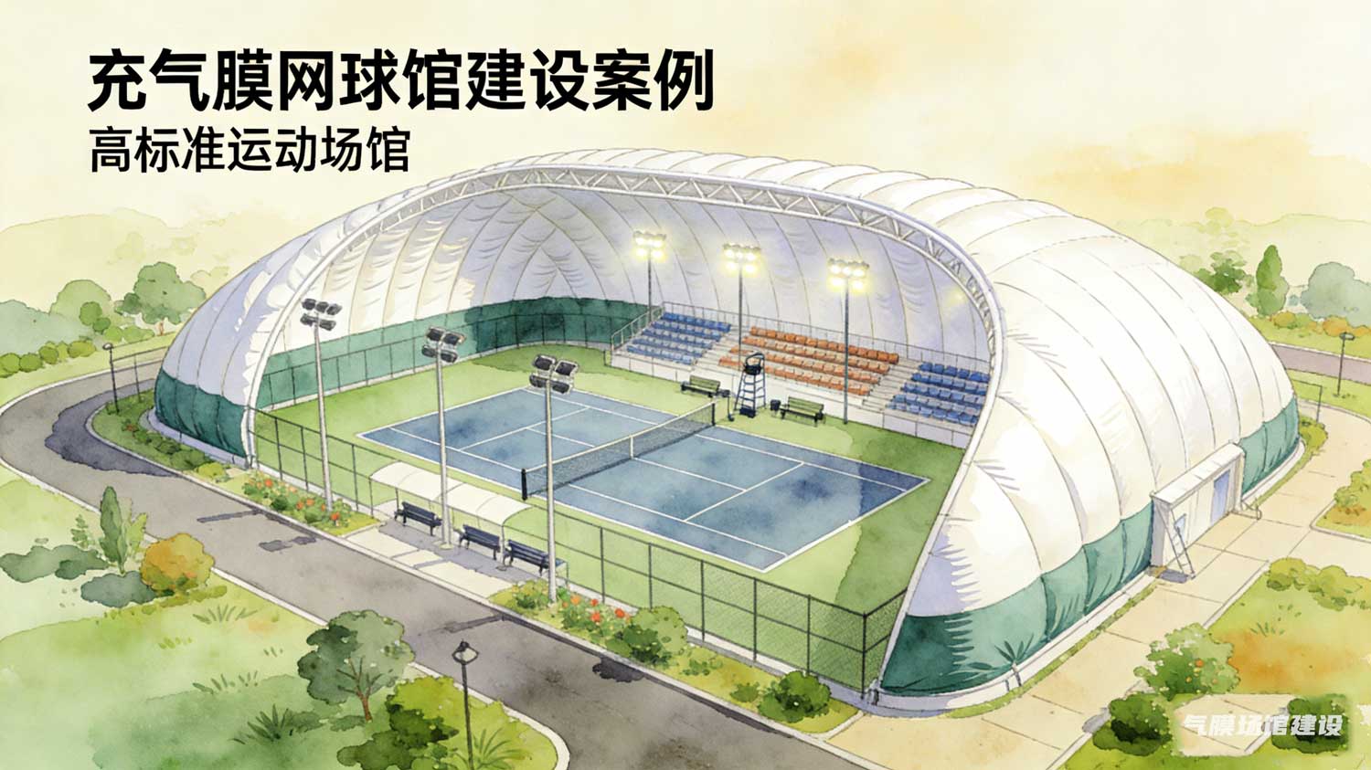 充气膜帐篷 应用场景 产品特点 充气结构 临时空间方案