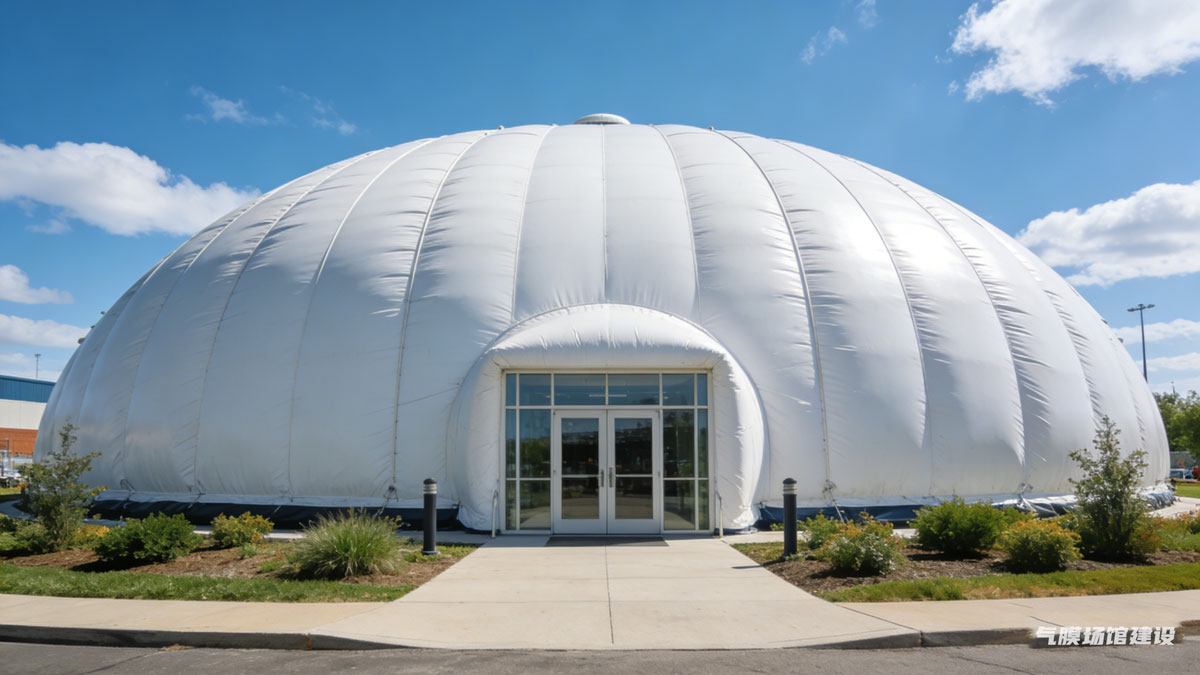 室内足球馆 足球馆气膜结构 足球场膜结构 施工要点 场馆高度设计