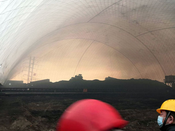 气膜煤棚防尘技术 工地气膜棚施工与维护 气膜仓库原理 气膜棚的原理