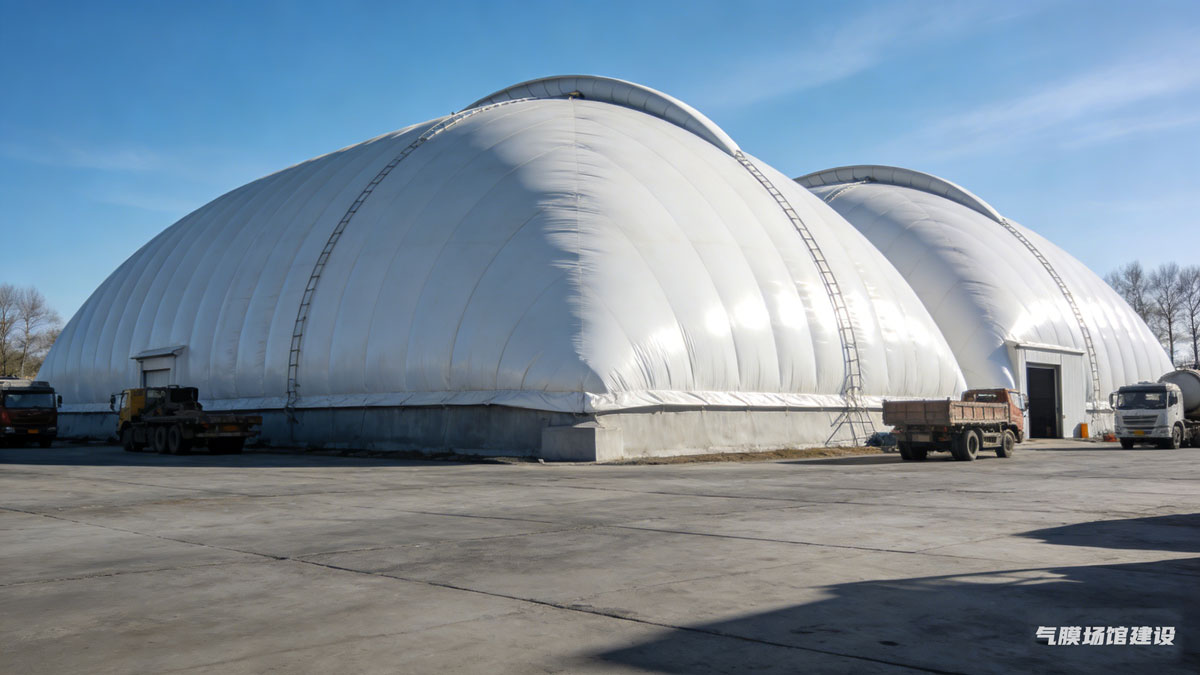气膜粮仓 气膜仓库原理 气膜棚 气膜建筑 气膜结构