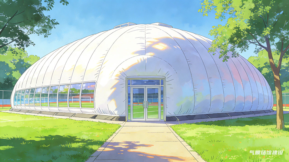 气膜体育馆设计 气承式膜结构体育馆 气膜结构体育馆建造