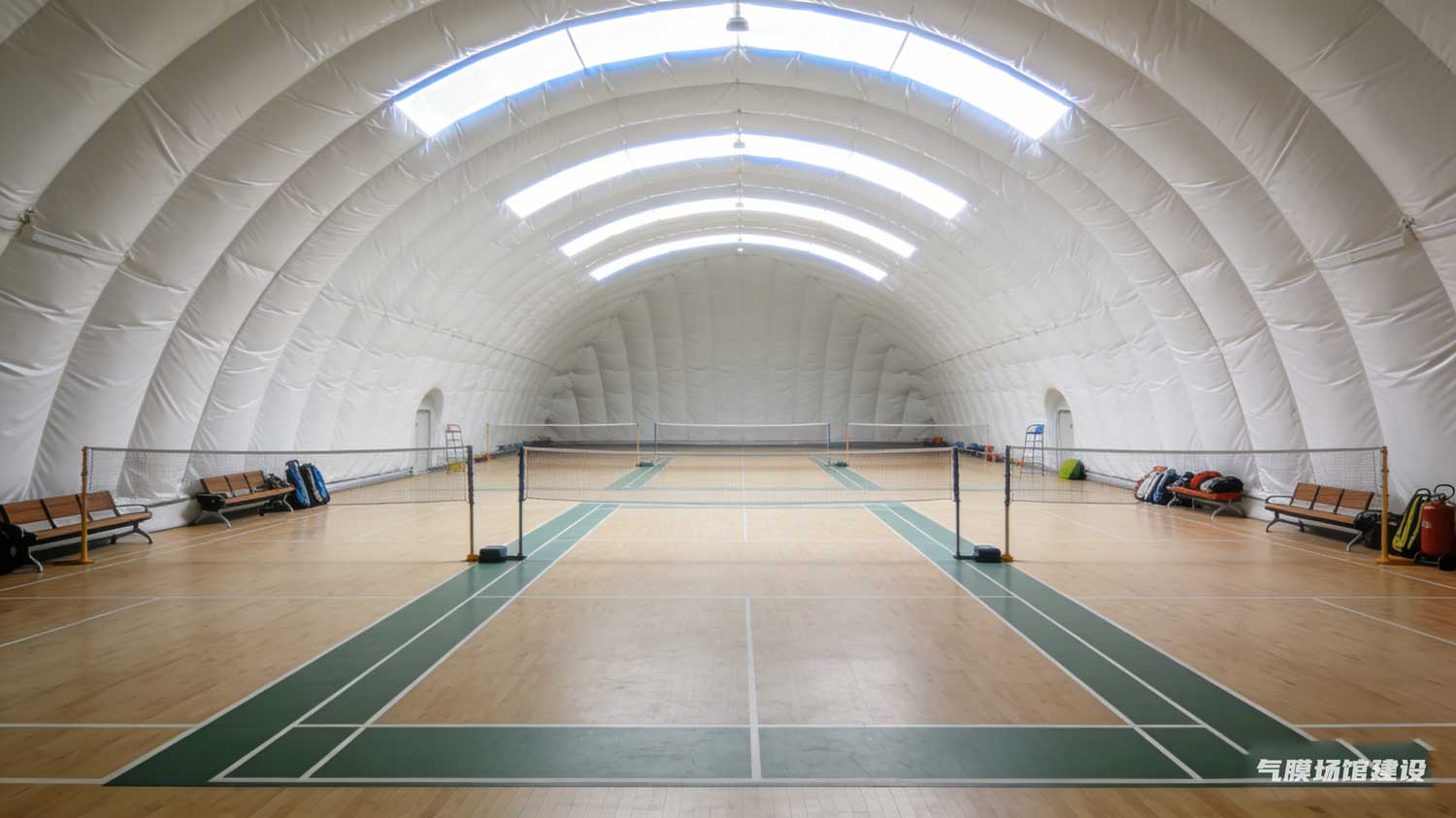 气模场馆 气模羽毛球馆 气模馆厂商 气模结构运动场馆