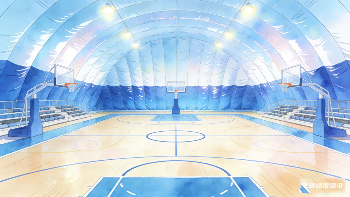 气膜室内足球馆