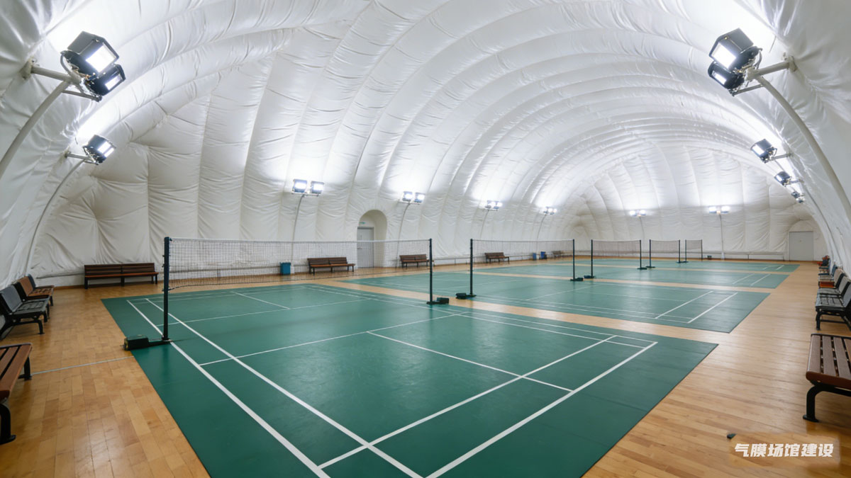 气膜室内羽毛球场