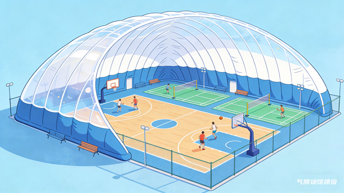 球馆可移动式结构设计 装配式大棚设计 装配式网球馆 轻钢结构网球馆