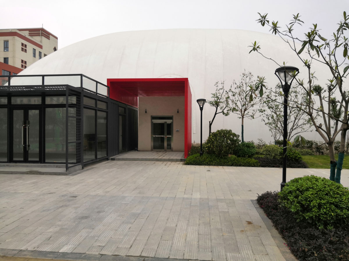 装配式网球馆 轻钢结构网球馆 球馆可移动式结构设计 装配式大棚设计 气膜结构 成本对比