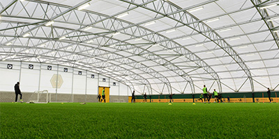 装配式室内足球场馆建设